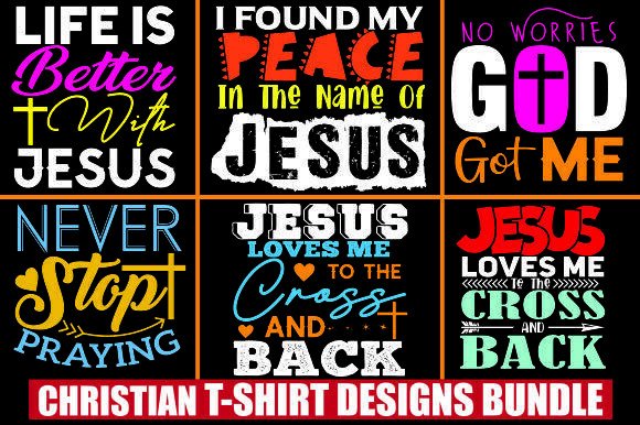 Christian T-Shirt Bundle: Graphics & Freebies