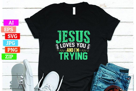 Jesus Loves You and I'm Trying: Graphics Freebies Review