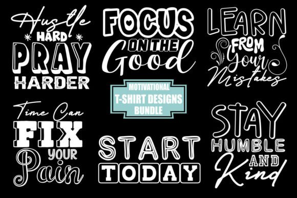 Motivational T-shirt Designs Bundle: A Designer's Review