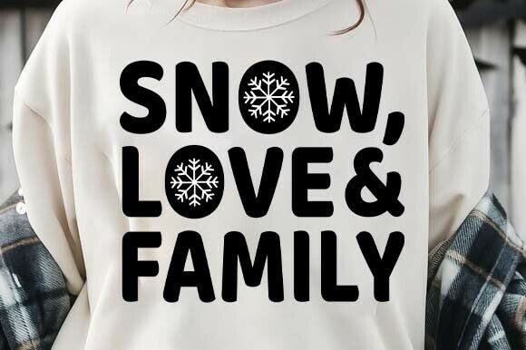Snow Love and Family: A Graphics Freebie Review