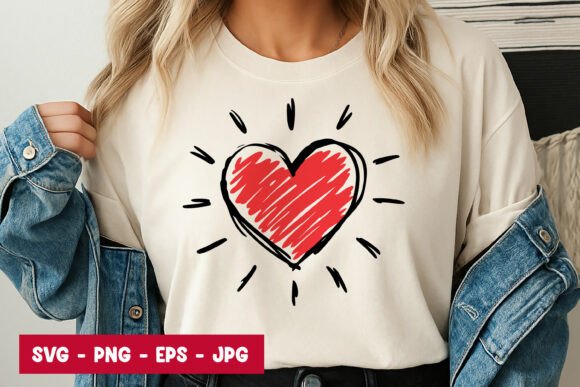 Textured Red Heart: Premium Graphics & Freebies